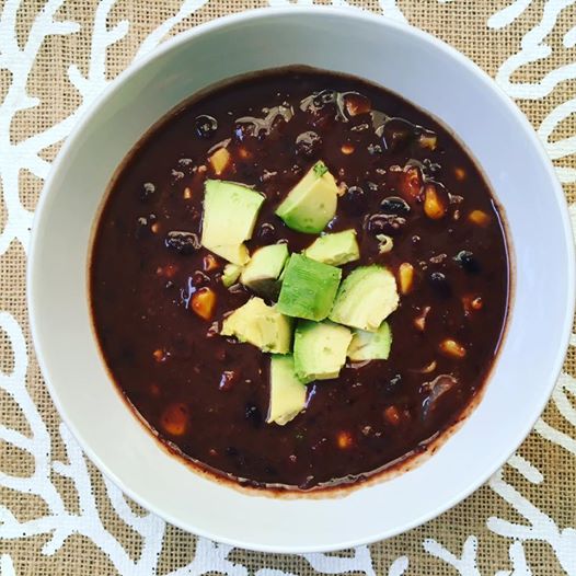 black bean soup
