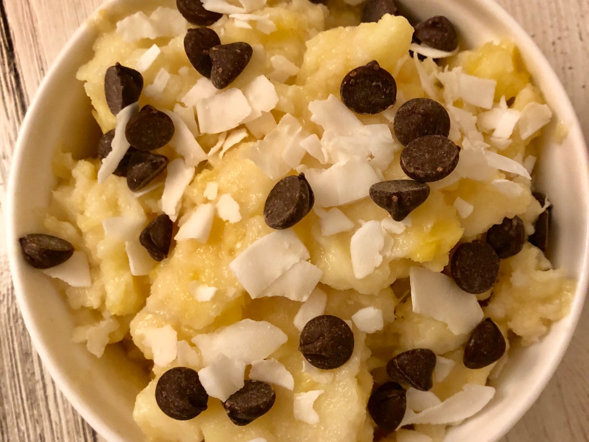 Pineapple Blender Sorbet (no added sugar, dairy free, gluten&nbsp;free)